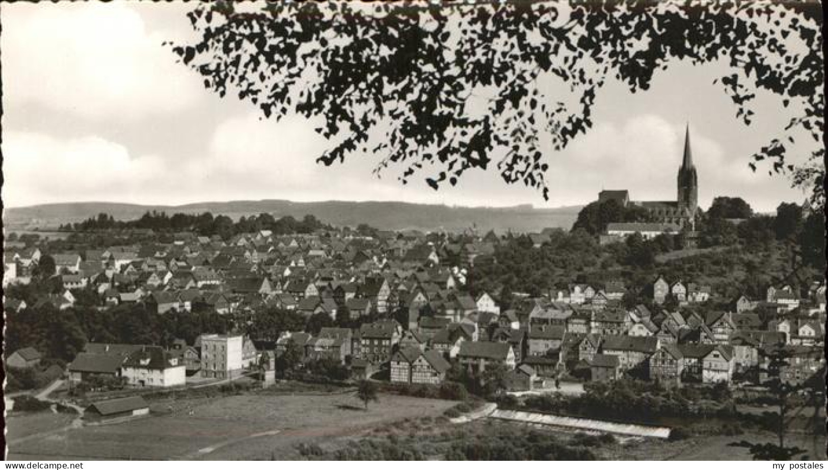 Frankenberg Eder Panorama Kirche