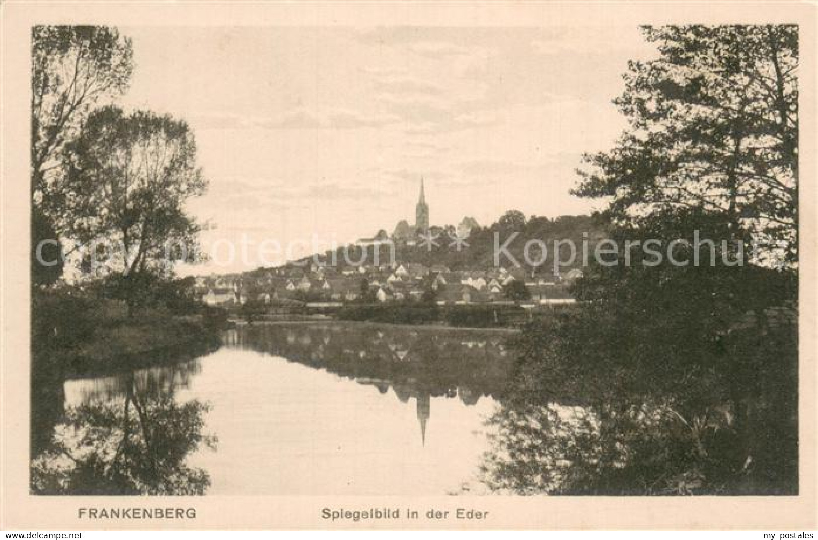 Frankenberg Eder Partie an der Eder