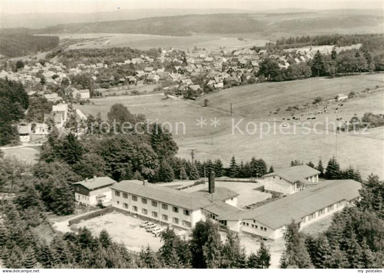 Frankenhain Thueringen Ferienheim des VEB Braunkohlenkombinat Geiseltal Fliegera