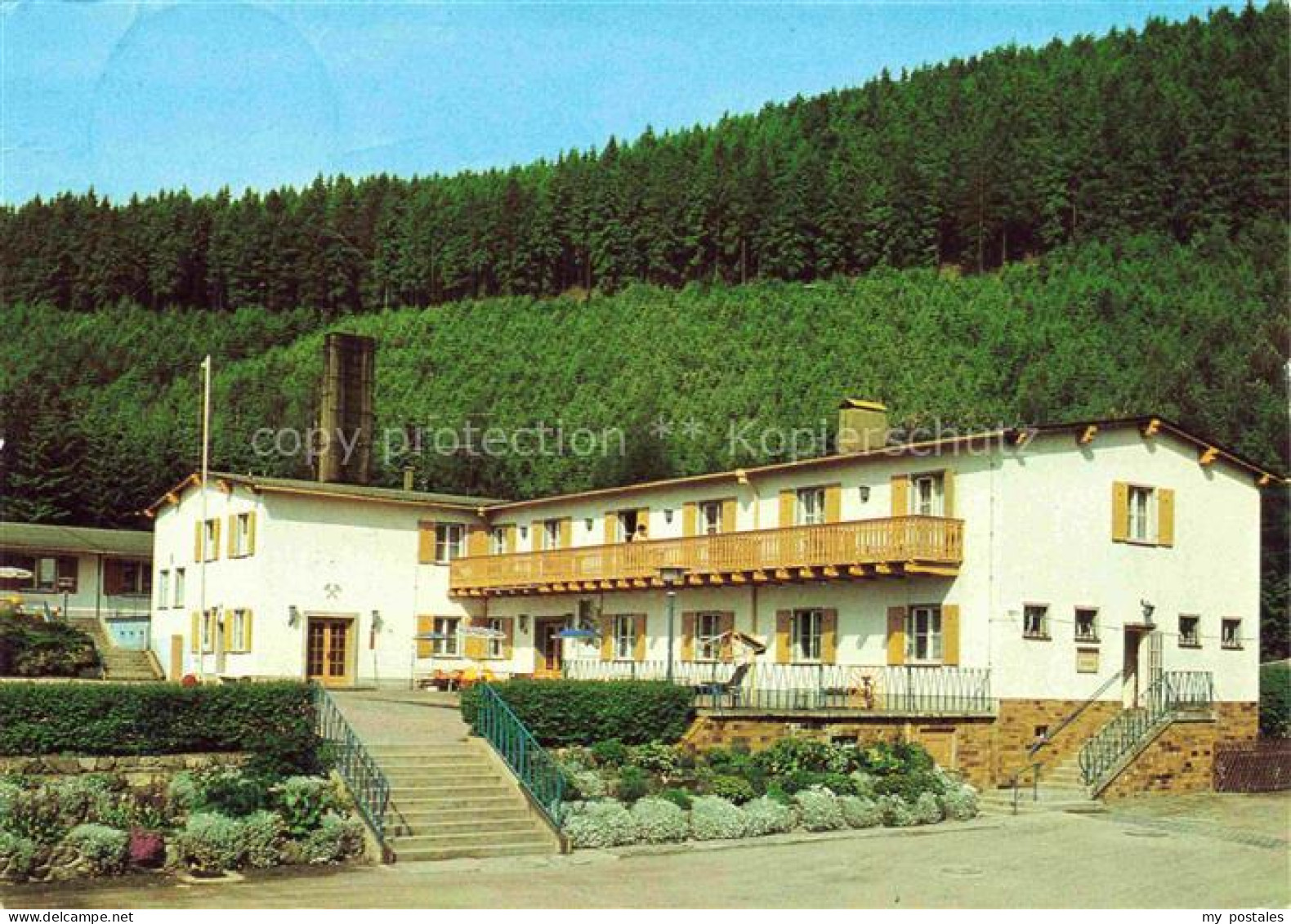 Frankenhain Thueringen Ferienheim des VEB Braunkohlewerk Geiseltal