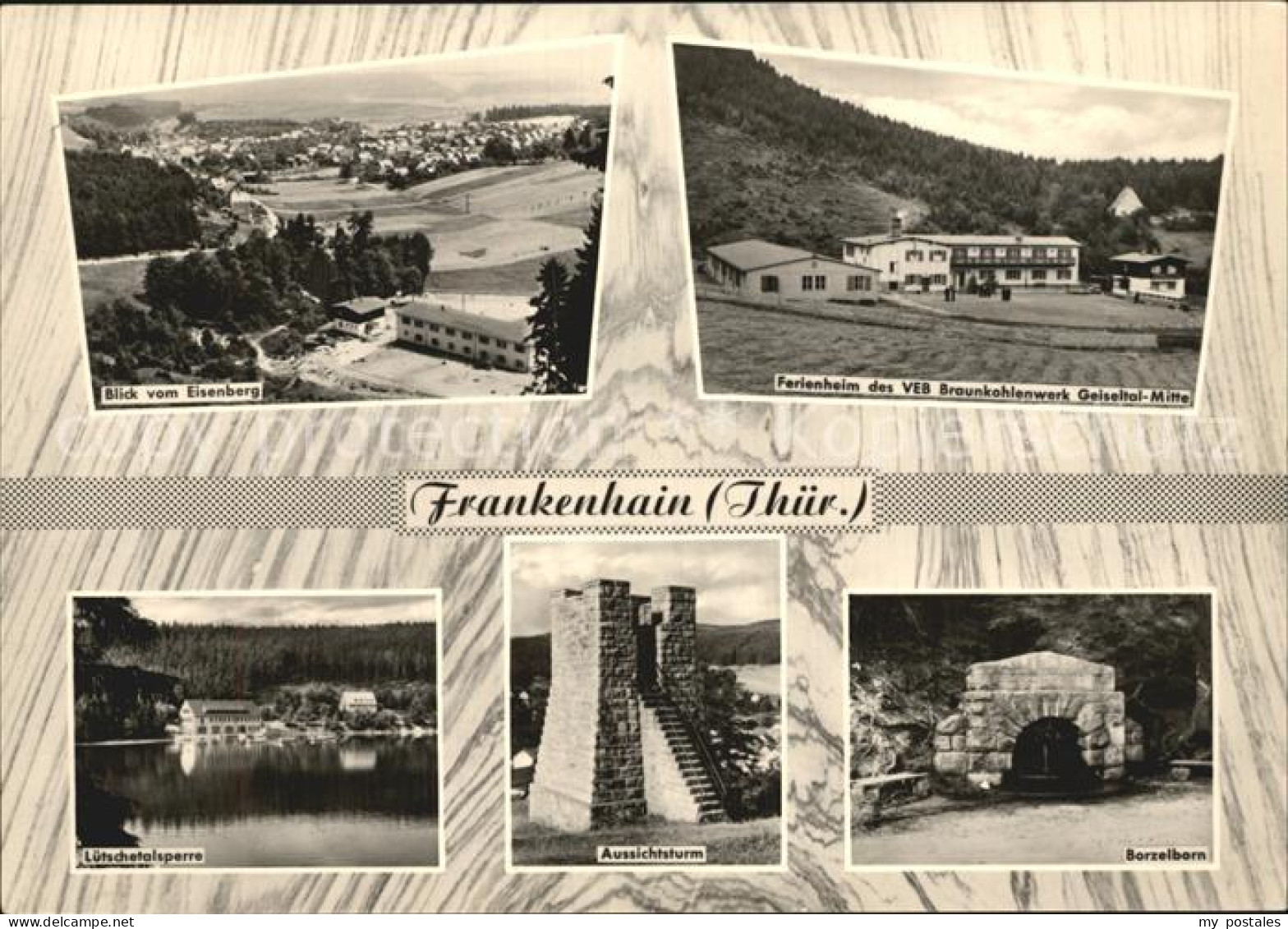 Frankenhain Thueringen Luetschetalsperre Aussichtsturm Borzelborn