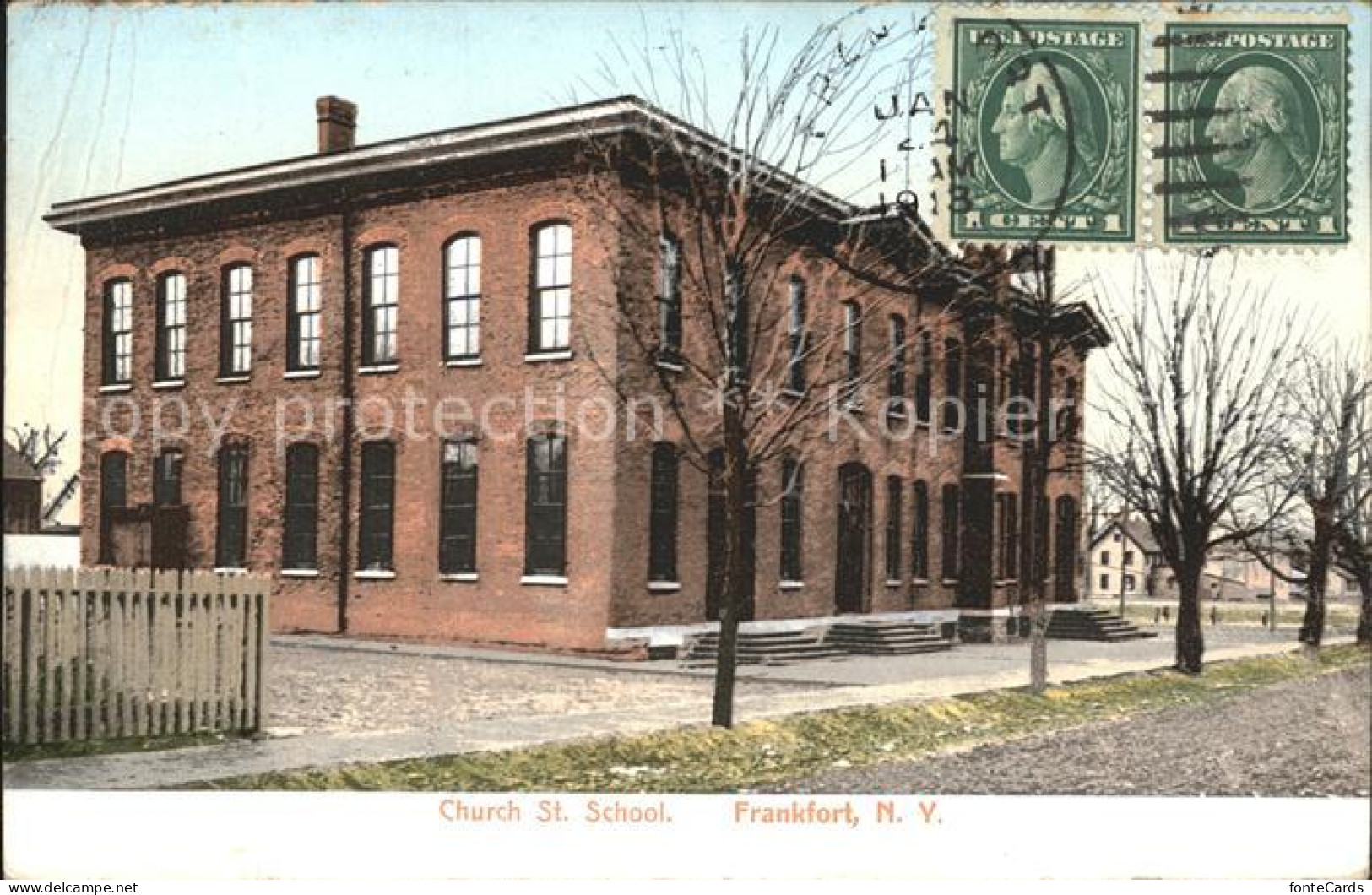 Frankfort New York Church St. School