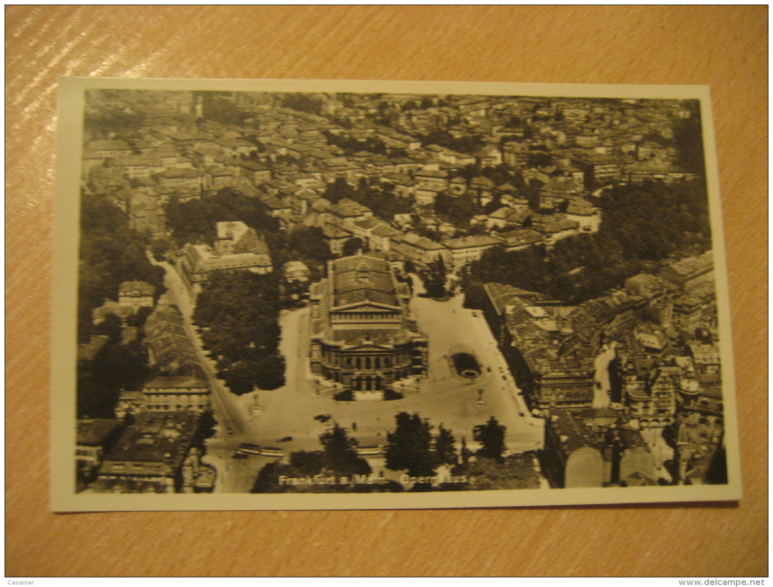 FRANKFURT a. Main Opernhaus Oper opera theater music post card Hesse Darmstadt Germany