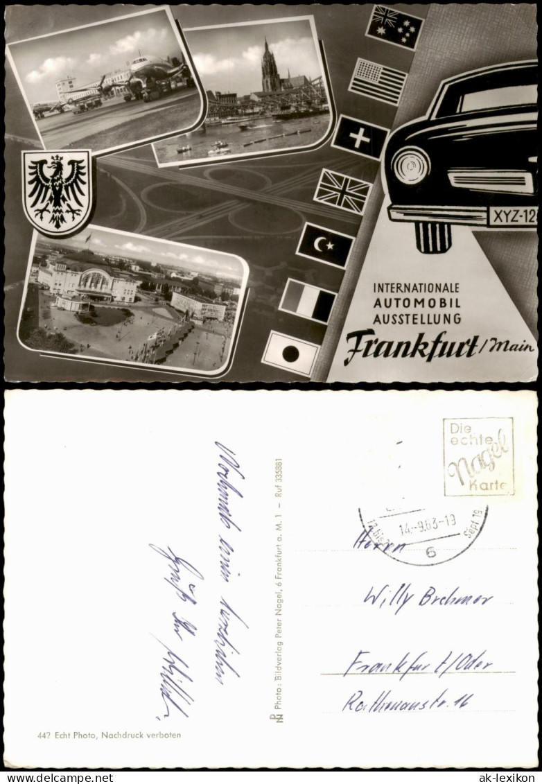 Frankfurt am Main MB: Flughafen, Internationale Automobil Ausstellung 1963