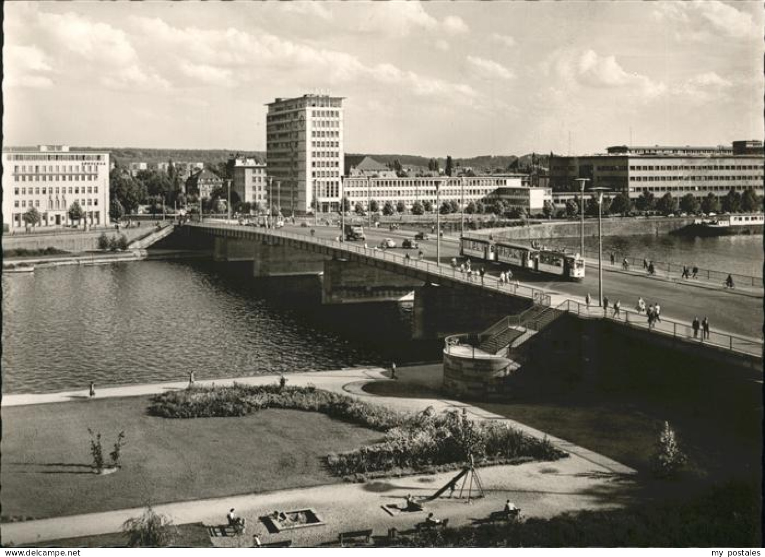 Frankfurt Main Friedensbruecke Main