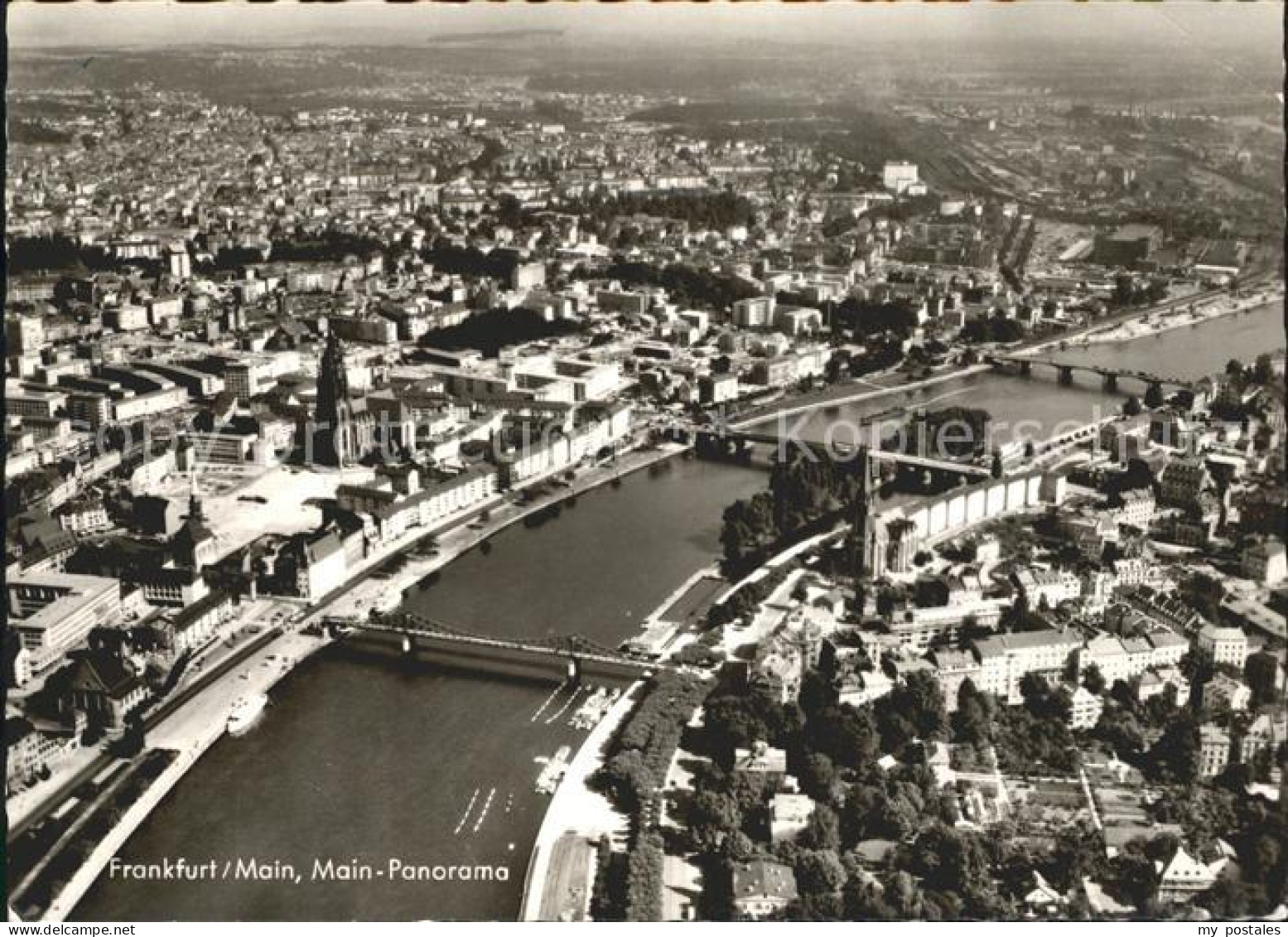 Frankfurt Main Main Panorama