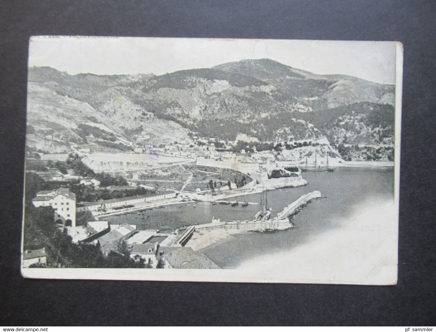 Frankreich AK 1914 Nantes mit Werbezudruck Chaussures / Brest mit Bahnpost Stempel Nantes A Angers