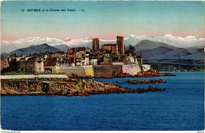 CPA ANTIBES - ANTIBES et la Chaine des Alpes (639565)
