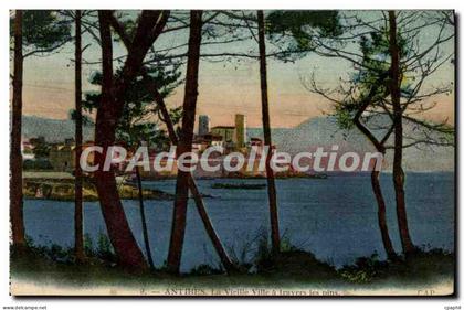 CPA Antibes La Vieille Ville A Travers Les Pins