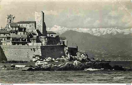 Carte Postale - 06 - Antibes - Les Remparts - Les Remparts et la Chaine des Alpes - CPM - Voir Scans Recto-Verso - Posca