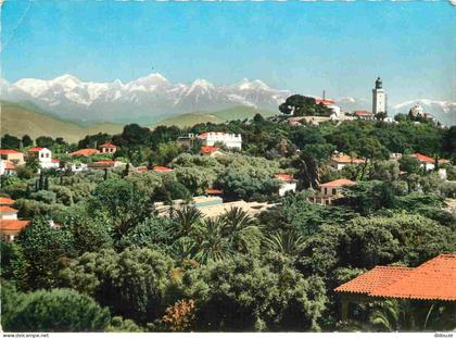 Carte Postale - 06 - Cap d'Antibes - La Garoupe - Le phare - Au fond les Alpes neigeuses - Mention Photographie Véritabl