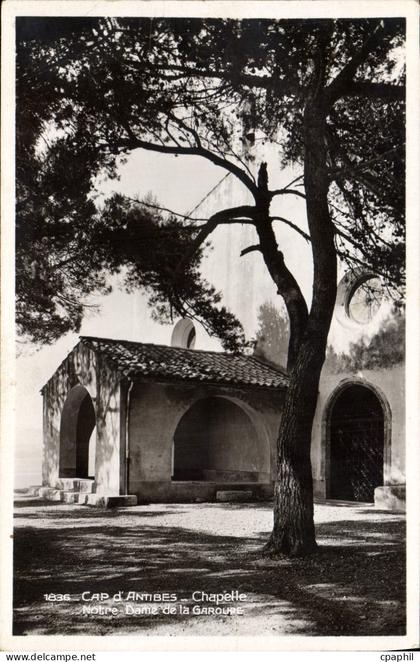 CPA Cap d'Antibes chapelle Notre Dame de la Garoupe