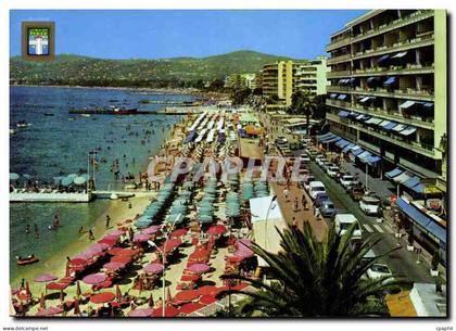 CPM Juan les Pins vue generale sur quelques plages de la Promenade du Soleil