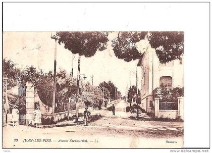 JUAN-LES-PINS. - Avenue Saramarthel.