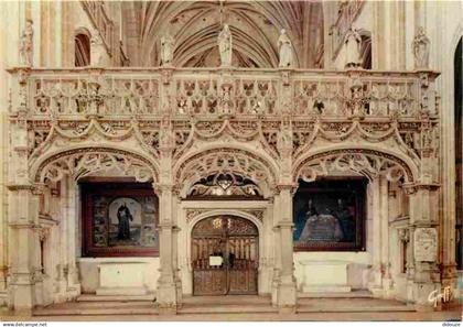 01 - Bourg en Bresse - Eglise de Brou - intérieur de l'Eglise de Brou - Le jubé - CPM - Voir Scans Recto-Verso