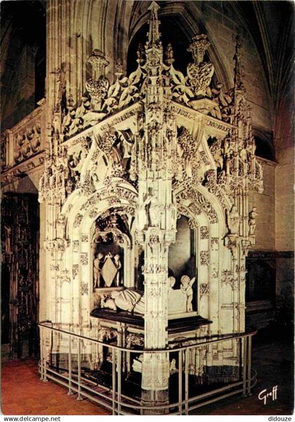 01 - Bourg en Bresse - Eglise de Brou - intérieur de l'Eglise de Brou - Tombeau de Marguerite d'Autriche - CPM - Voir Sc