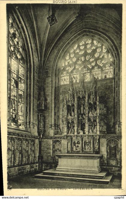 CPA Eglise De Brou Interieur