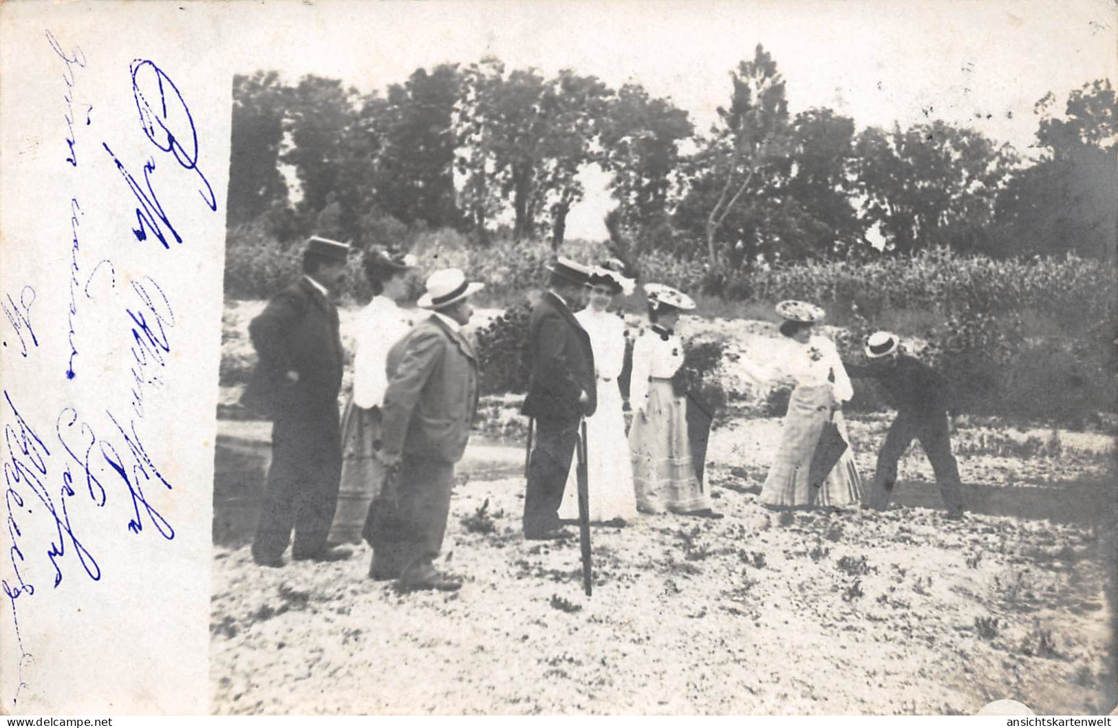 Frankreich Carte photo de personnes gl1906 #199.146
