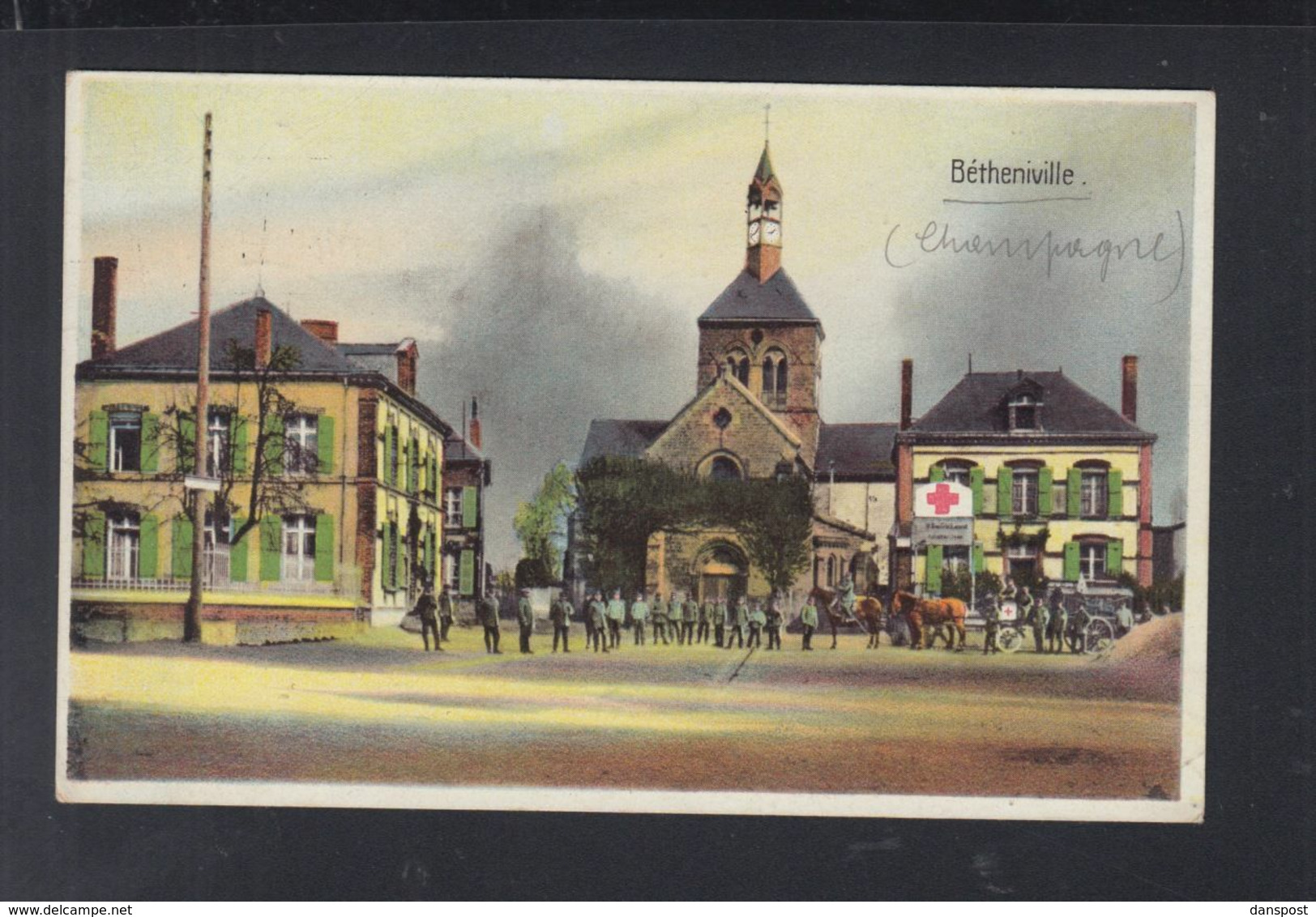 Frankreich France AK Betheniville Feldpost