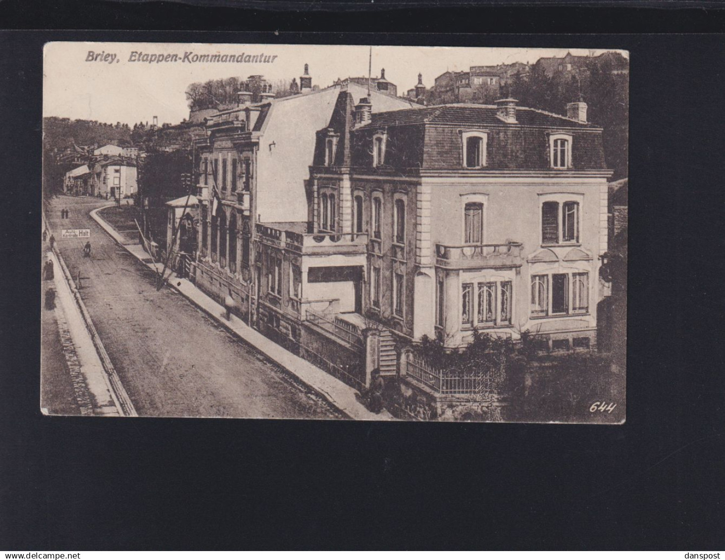 Frankreich France AK Briey Etappen Kommandatur 1916