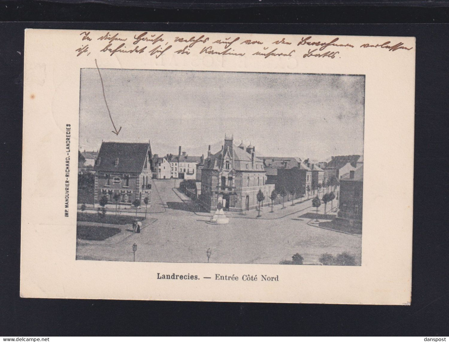 Frankreich France AK Landrecies Entre Cote Nord