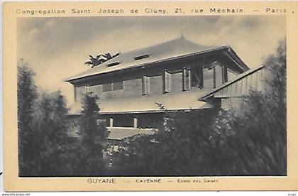 CPA Guyane - Cayenne - Ecole des Soeurs
