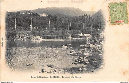 La Réunion - SAINT DENIS - Laveuses à la rivière - Ed. Luda.