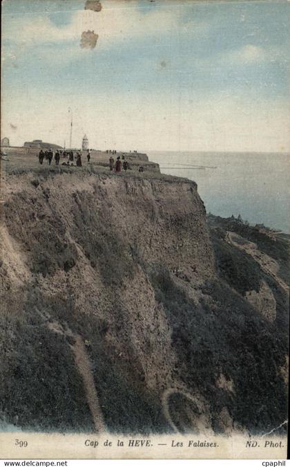 CPA Cap de la Heve Falaises Le Havre