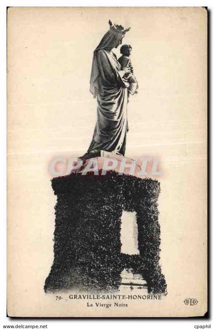 CPA Graville Sainte Honorine La Vierge Notre