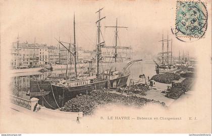 FRANCE - Le Havre - Bateaux - Chargement - Transport - Port - 1906 - CPA