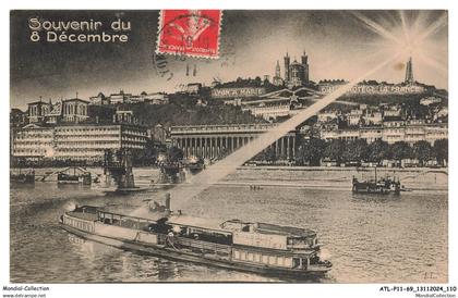 ATLP11-0813-69 - LYON - Souvenir du 8 décembre - Lyon a marie