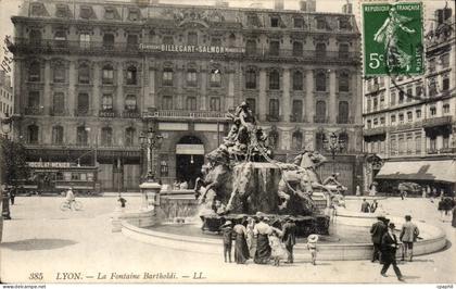Lyon CPA La fontaine Bartholdi