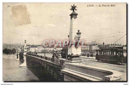 Lyon-Le Pont du Midi - CPA Tramway