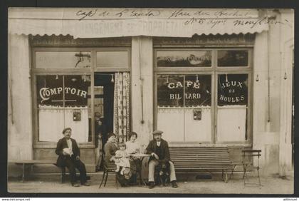 LYON Montplaisir 6 Place du Bachut carte photo du Café BILLARD Jeux de Boules Voir Suite