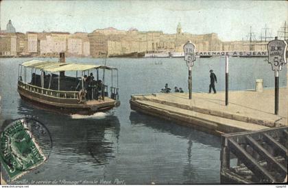CPA Marseille Le service du Passage Vieux Port