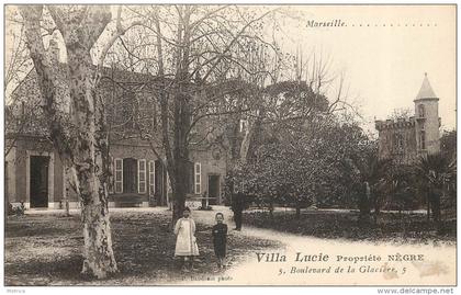 MARSEILLE - Villa Lucie propriété Nègre,5 boulevard de la Glacière.