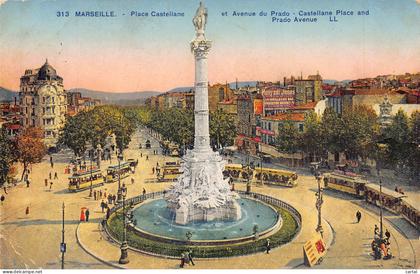13 - MARSEILLE - Place Castellane et Avenue du Prado