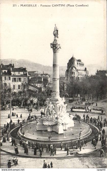 CPA Marseille Fontaine Cantini (place Castellane)