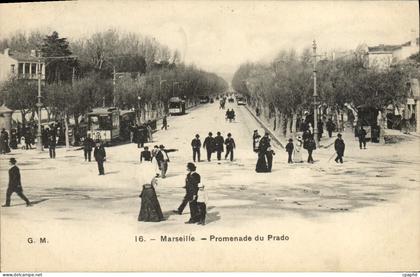 CPA Marseille Promenade du Prado
