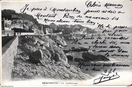 CPA Marseille La Corniche