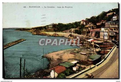 CPA Marseille La Corniche Anse du Prophete