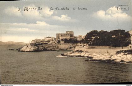 CPA Marseille la Corniche Endoume