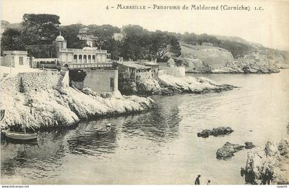 CPA Marseille Panorama de Maldorme Corniche