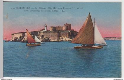 (28099) AK Marseille, Le Chateau d'If 1910/20er