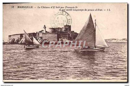 CPA Marseille Le Chateau d'If bati par Francois 1er