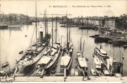Marseille - Vue Generale du Vieux Port - CPA