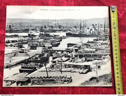1904-MarseilleJoliette, Zone portuaire The Dock's : Carte Postale Géante - L.L.[13] Bouches-du-Rhône-