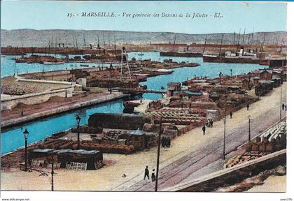 MARSEILLE - Vue Générale des Bassins de la Joliette