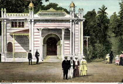 CPA Marseille Exposition Coloniale Pavillon Des mines et forêts 1906