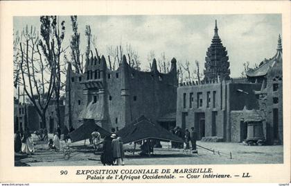 Marseille - Exposition Coloniale 1922 - L'Afrique Occidentale CPA